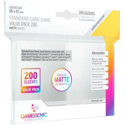 Matte Value Pack - Gray - 66x91mm (200)
