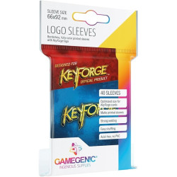 Gamegenic KeyForge Logo Sleeves: Blue (40 stuks)