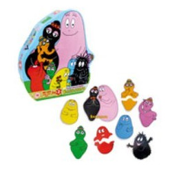 Barbapapa familie houten puzzel 9 x 2 stukjes